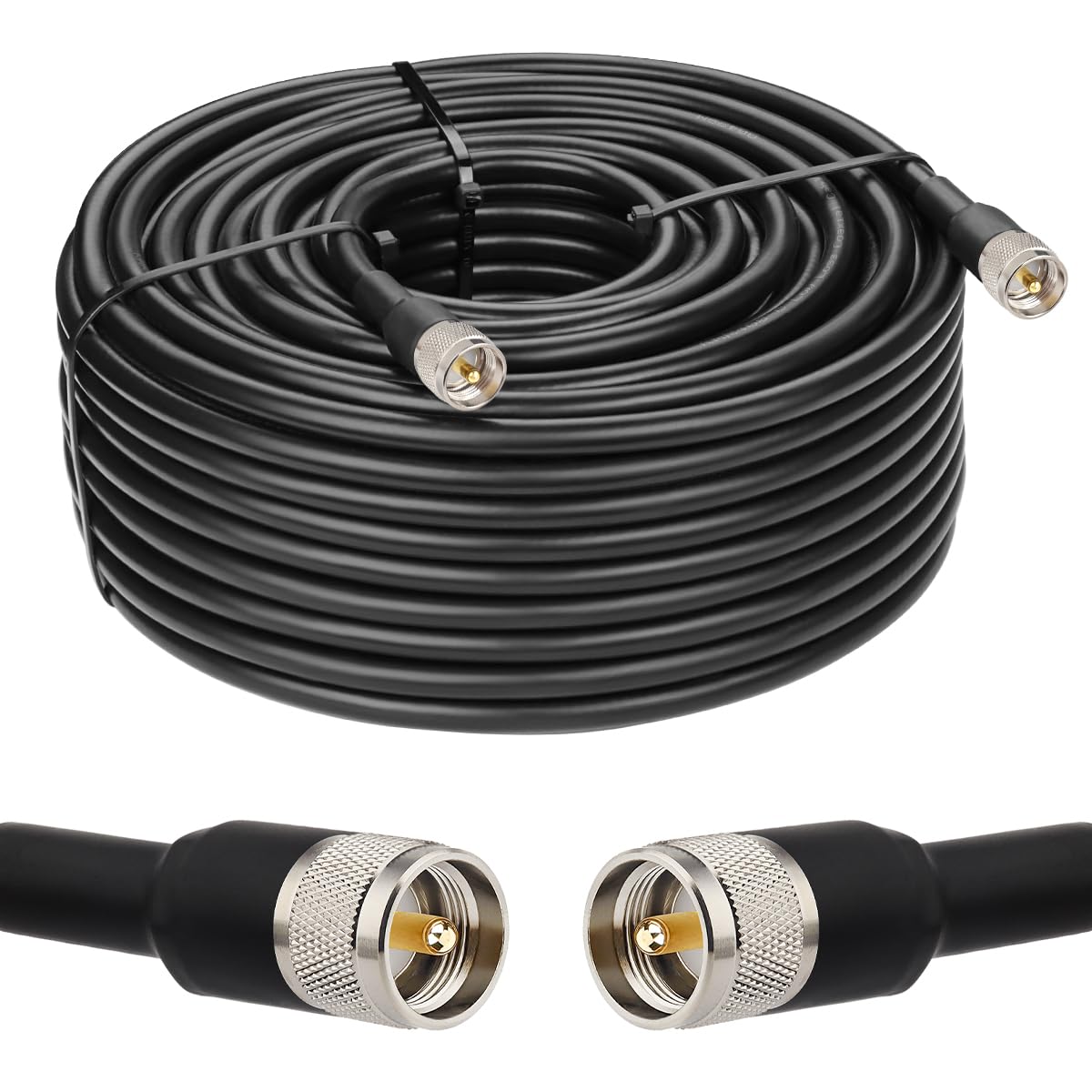 UHF CB Coax Cable - 200FT KMR400 Low Loss Coaxial Cable