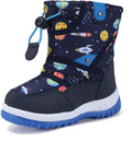 EQUICK Kids Snow Boots Waterproof and Lightweight for Winter Fun
