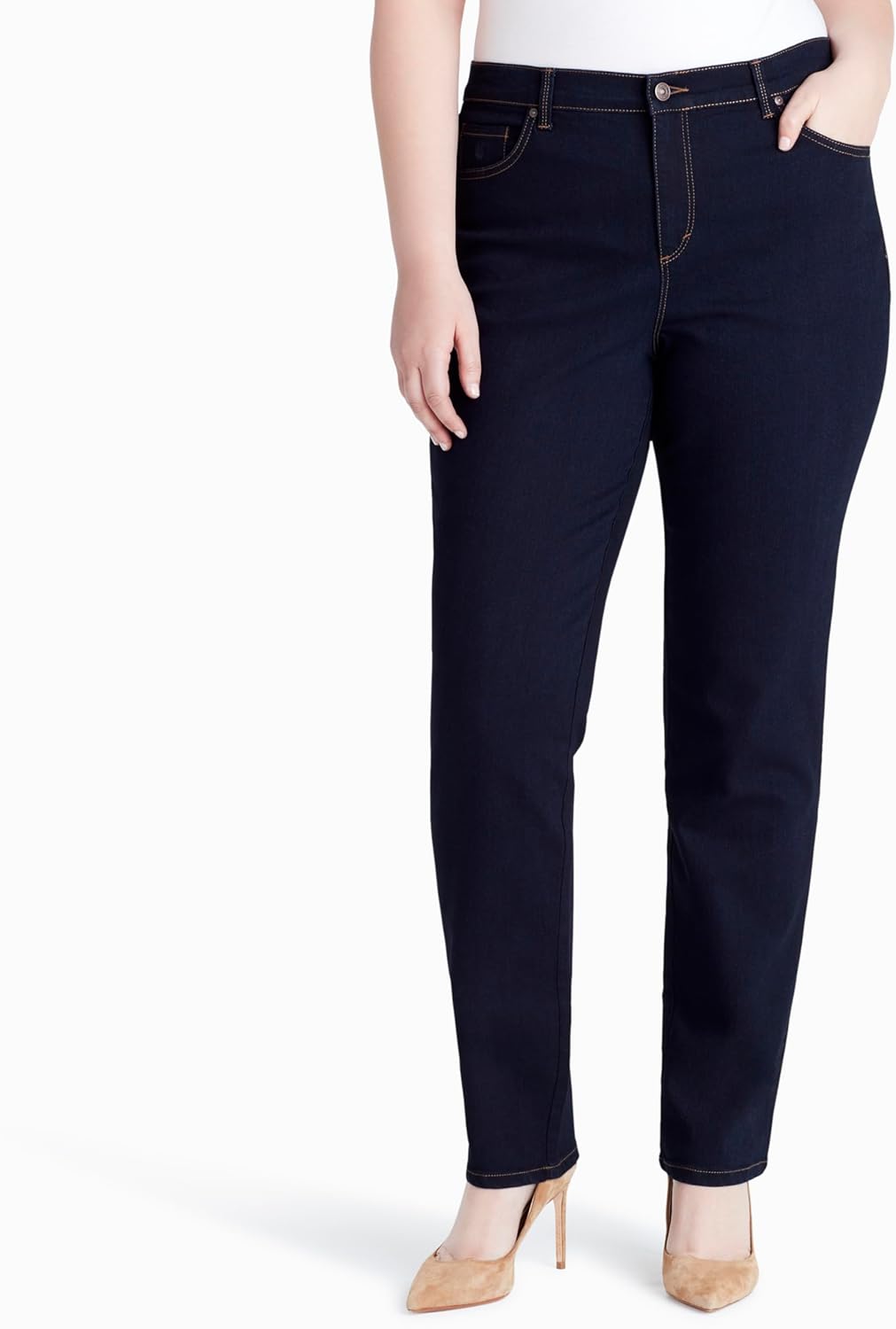 Gloria Vanderbilt Women's Amanda Classic High Rise Tapered Jean