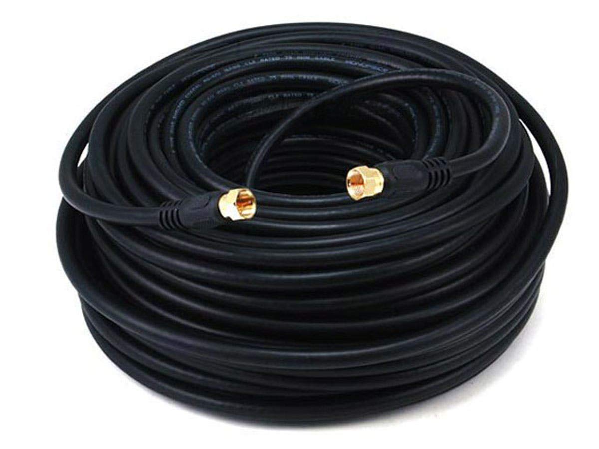 Monoprice RG6 Quad Shield Coaxial Cable for Maximum Signal
