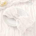 100 Pack Ivory White Cheesecloth Napkins 21in - Holiday Dinner Set