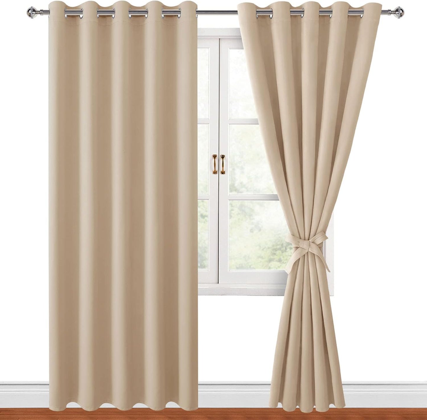 Hiasan Blackout Curtains for Bedroom - Energy Saving 60 x 84 in