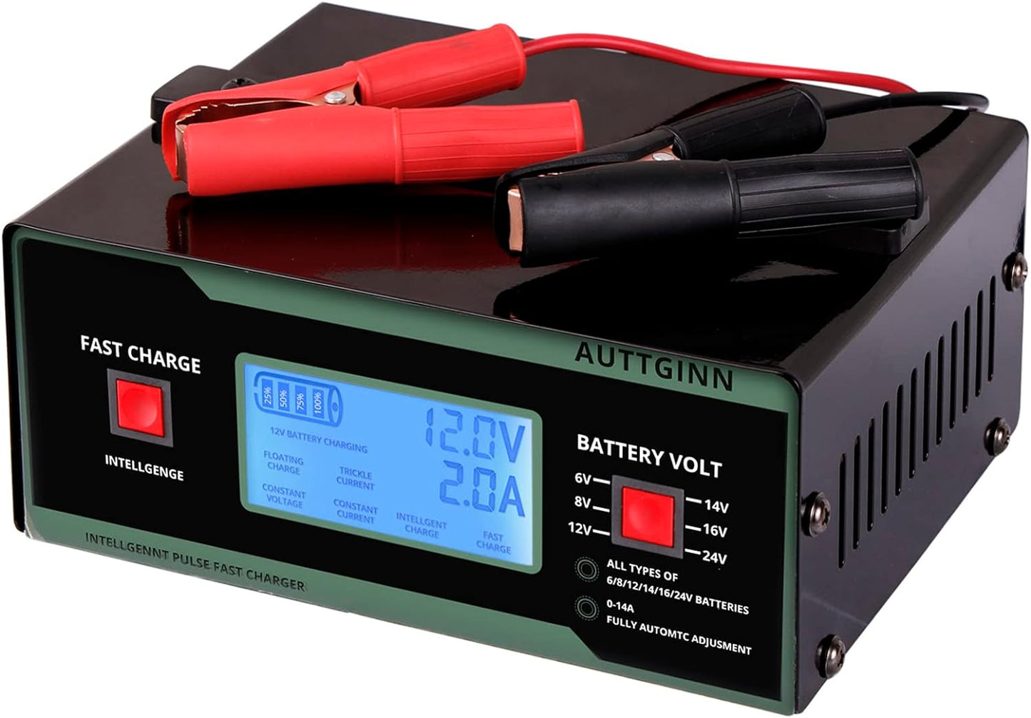 Smart 8V Golf Cart Charger | Adjustable 0-10A | Quick Charge