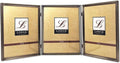 Lawrence Frames Bead Border 8 x 10 Triple Pewter - Classic Display