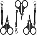 3 Pieces Fishing Scissors Stainless Steel Braided Line Cutter
