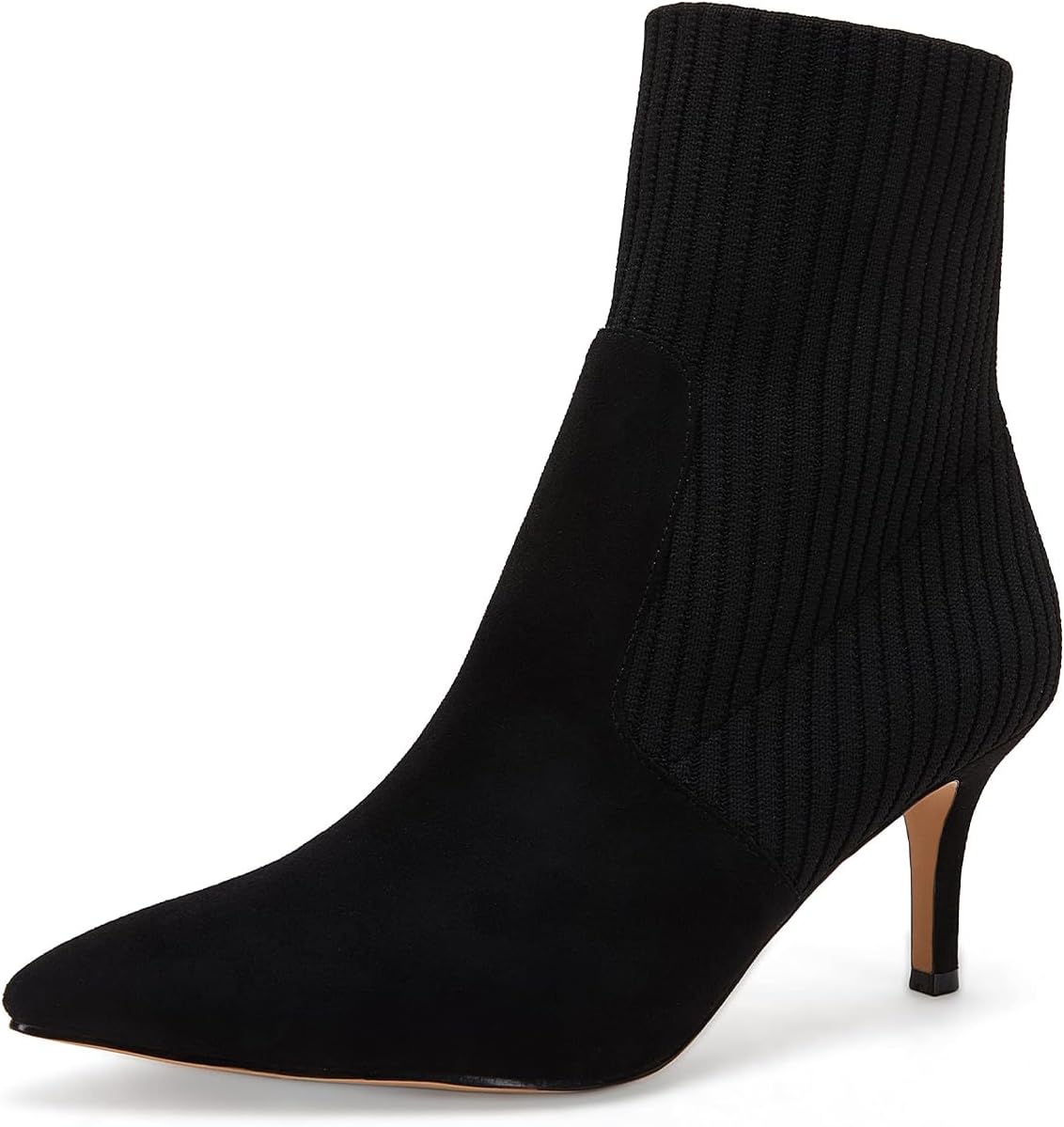 Coutgo Women's Pointed Toe Ankle Boots for Stylish Comfort