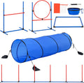 Dog Agility Training Set for Backyard and Home - Portable Course Kit