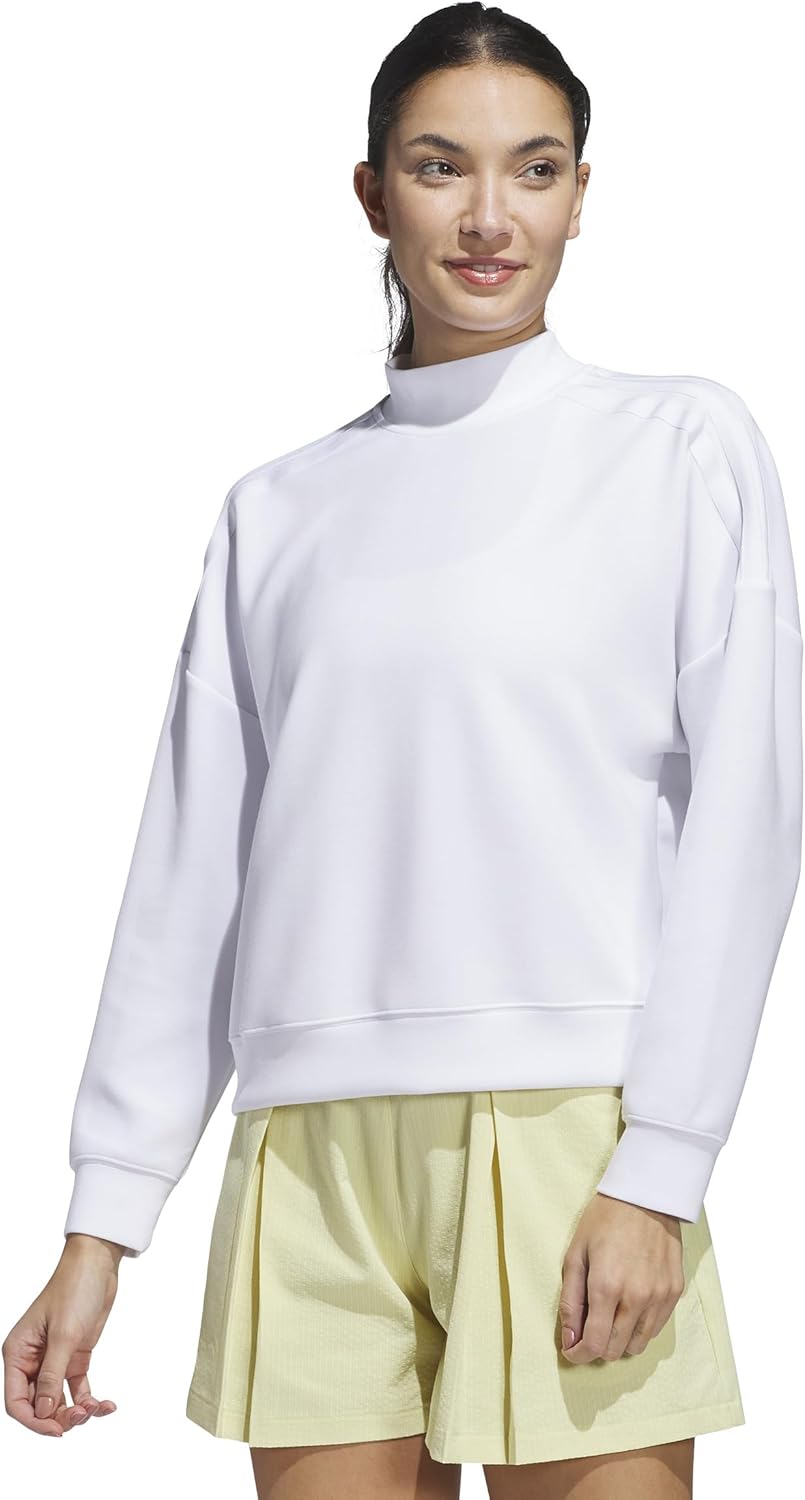 adidas Women's Beyond Spacer Mock Layering Top for Comfort