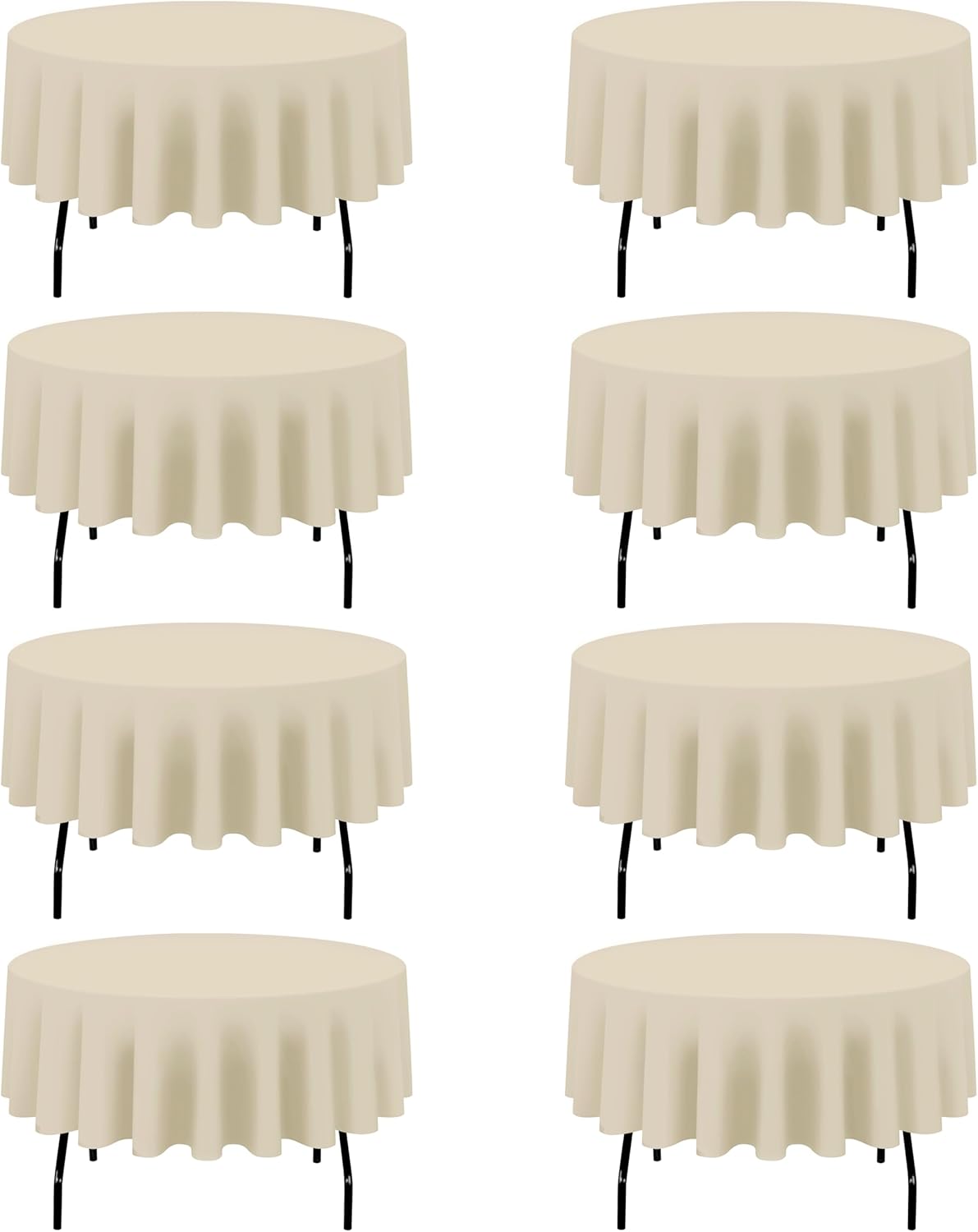Premium 90 Inch Round Tablecloths for Elegant Events and Parties