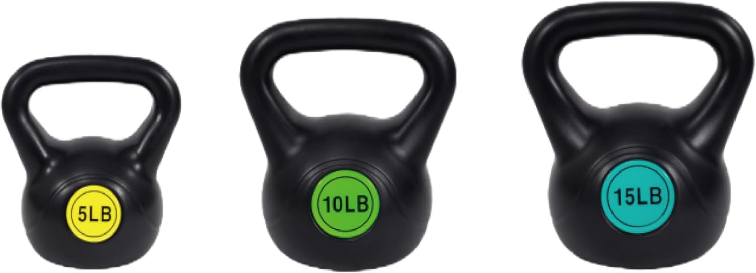 Versatile OLIXIS Kettlebell Set for Home Gym Strength Training