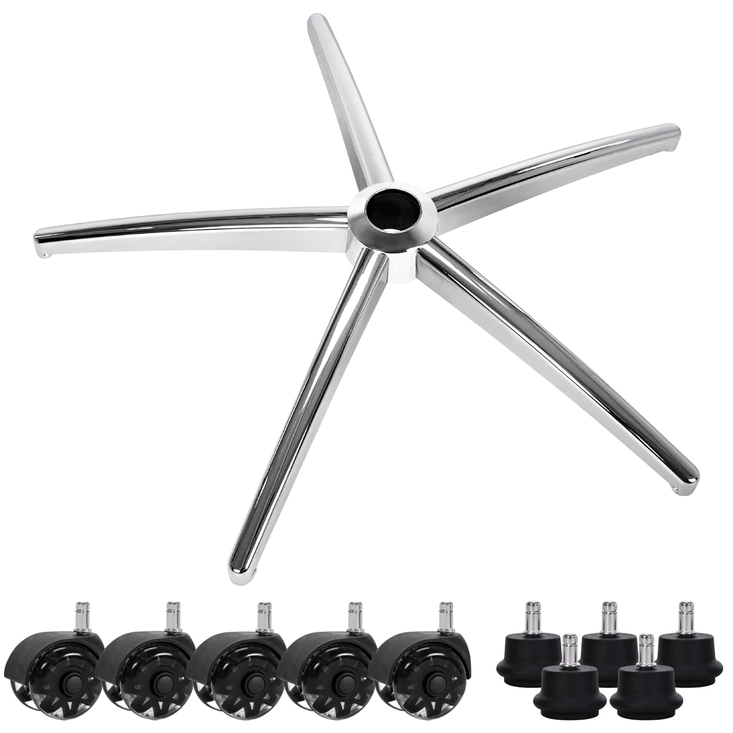 Frassie Office Gaming Chair Base Replacement for Heavy Duty Use