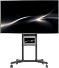 Mobile TV Cart for 55 to 100 in Screens - Rolling Stand with Shelf
