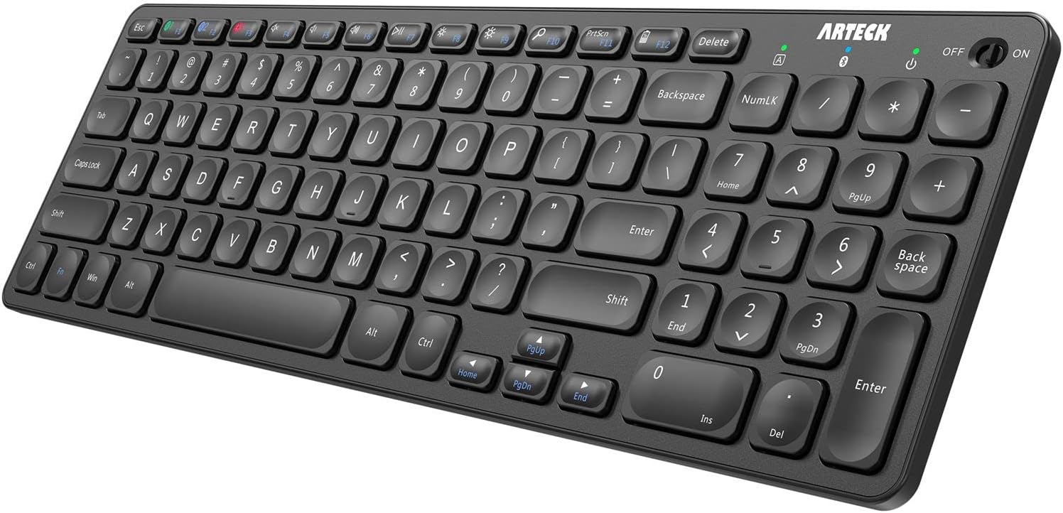 Arteck Ultra-Compact Multi-Device Bluetooth Keyboard