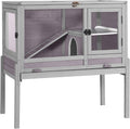 Guinea Pig Cages with Anti Chewing Plastic Floor - Cool Zinc Plate
