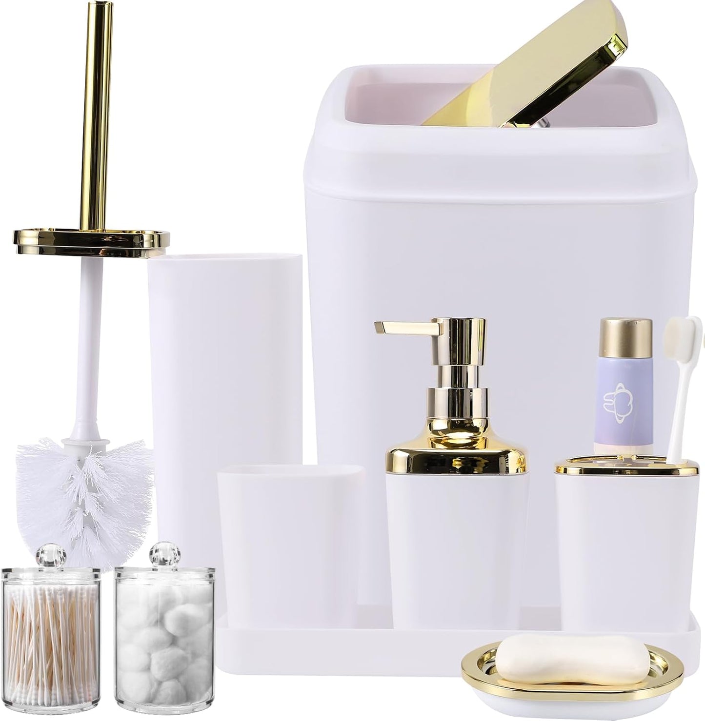 9Pcs Bathroom Accessories Set for a Stylish and Organized Space