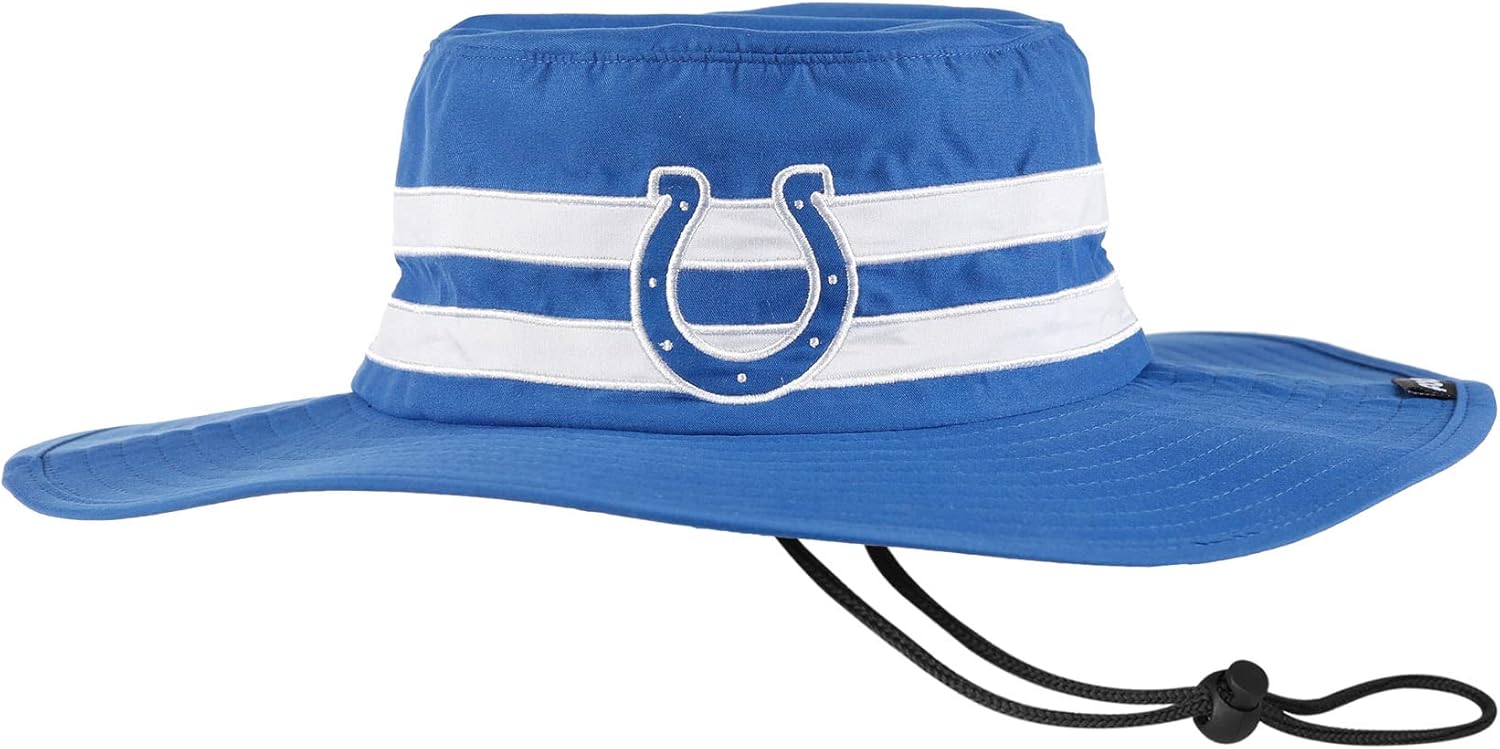 FOCO Men's NFL Team Logo Sun Bucket Boonie Hat for Outdoor Fun