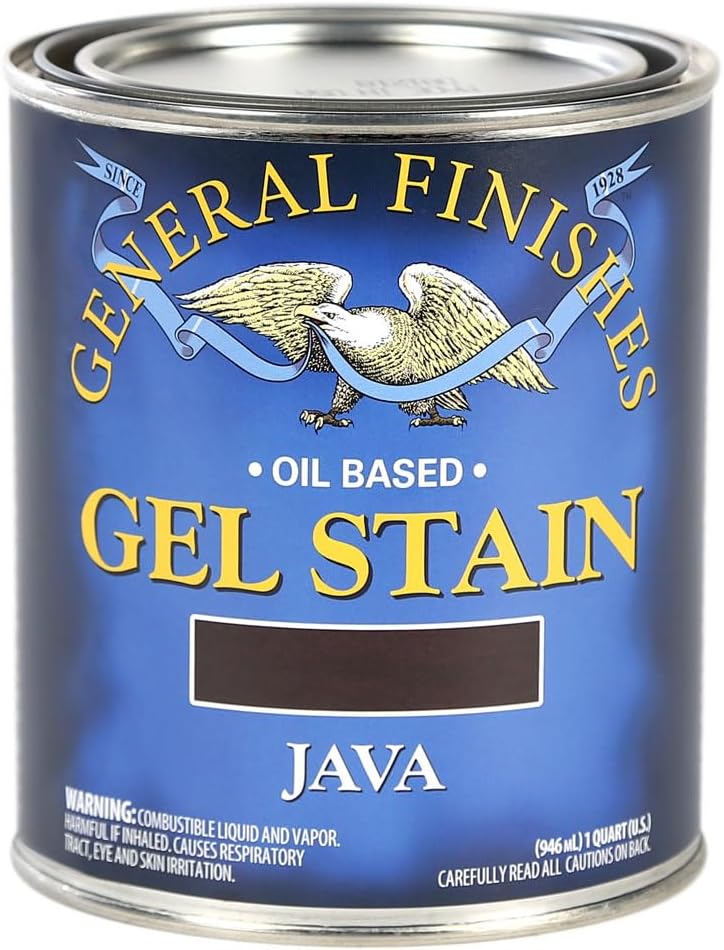 General Finishes Oil Base Gel Stain in Java for Perfect Finishes