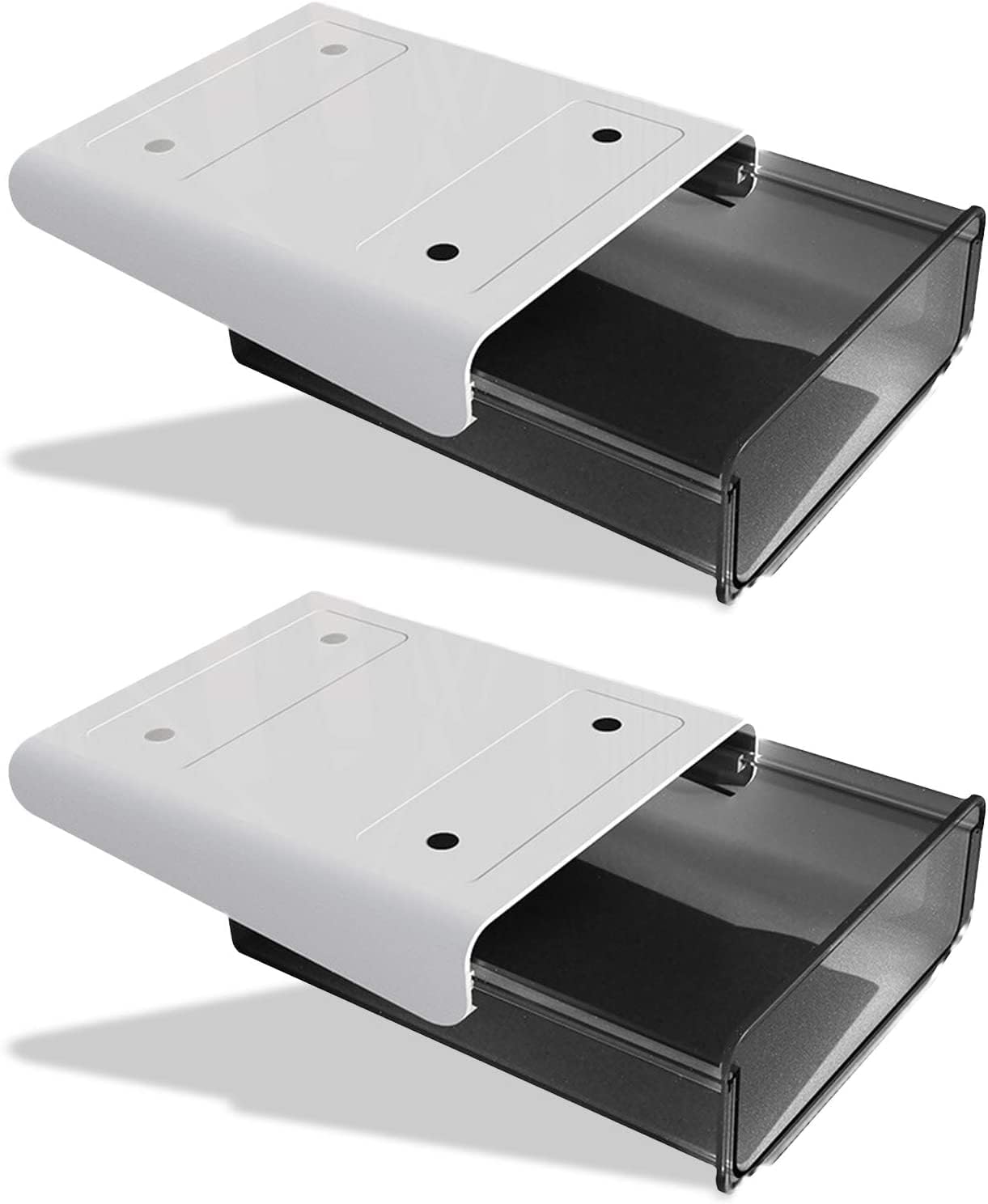 Hidden Slide-Out Drawer Organizer Duo by Hibucuo
