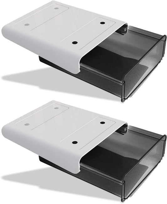 Hidden Slide-Out Drawer Organizer Duo by Hibucuo