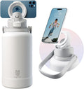 64oz Insulated Magnetic Water Bottle - Keeps Drinks Cold for 24 Hours