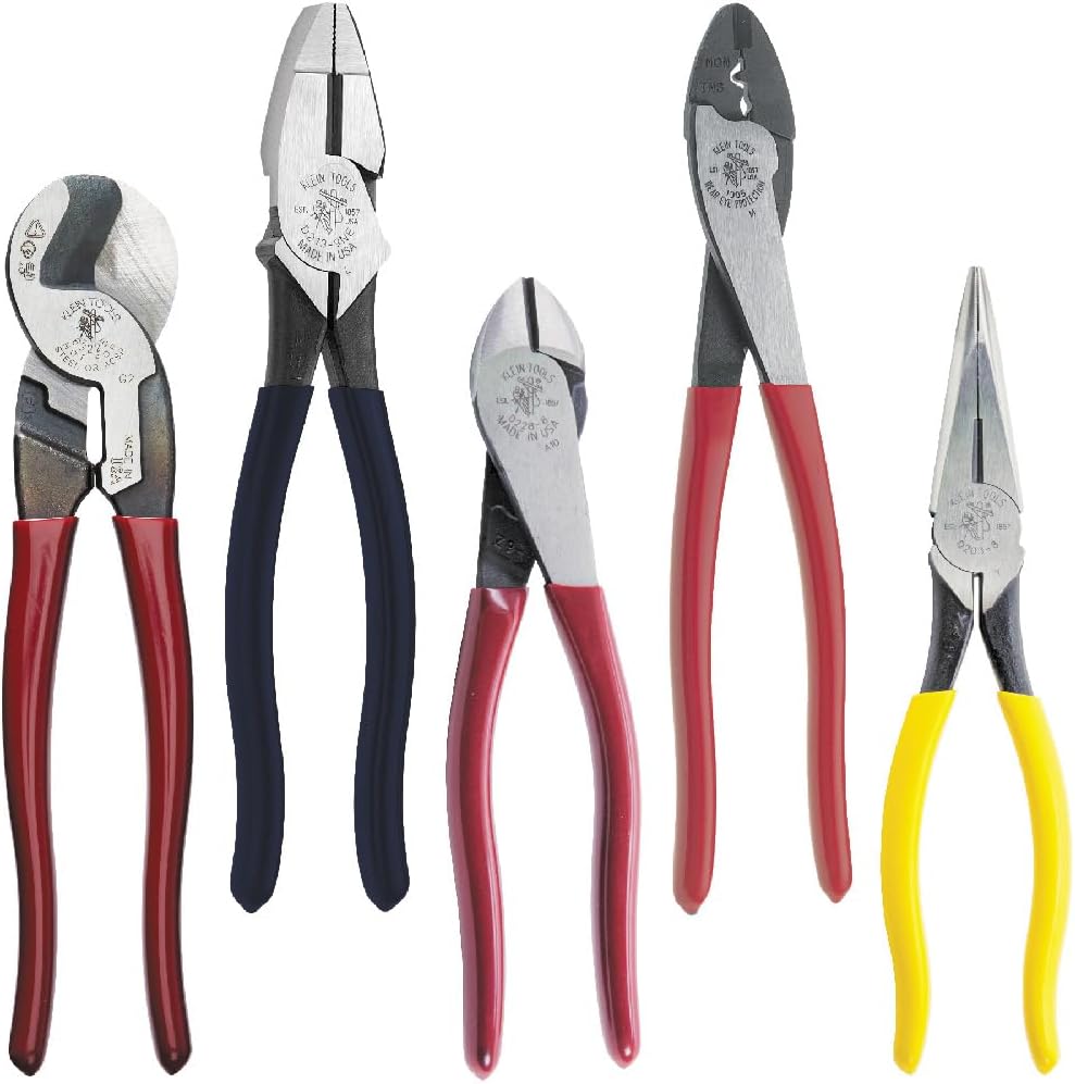 Dipped Plier Kit for High-Leverage Cutting and Crimping Tasks