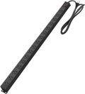 Metal Wall Mount Power Strip with 16 Outlets and 6 FT Cord