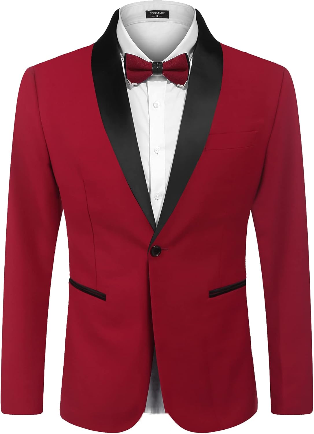 COOFANDY Men's Tuxedo Jacket for Weddings and Formal Events