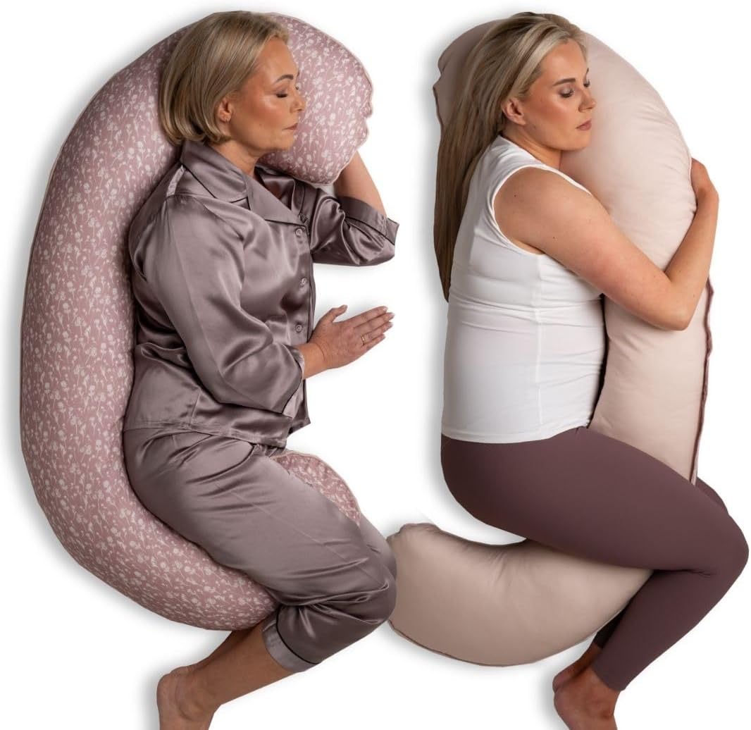 C Shaped Pregnancy Pillow for Sleeping - Full Body Support