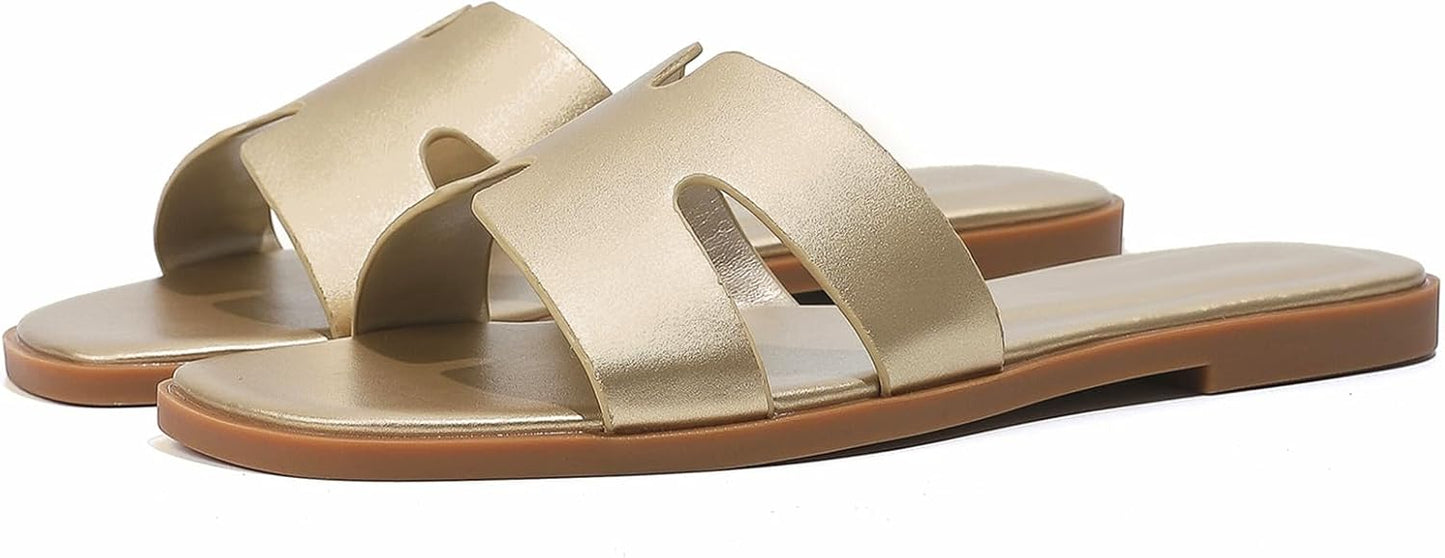 Stratuxx Kaze Open Toe Flat Dress Sandals for Women in Summer