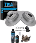 TRQ Rear Brake Pad & Rotor Kit for Acura TL & Honda Element