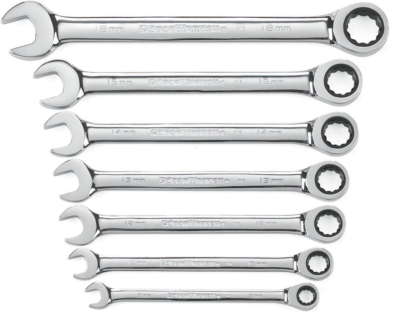 GEARWRENCH 7 Pc. Metric Ratcheting Combination Wrench Set Review