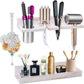 Hair Tool Organizer Wall Mount Holder Set of 2 - Rustic Bathroom