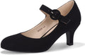 IDIFU Jessy Dress Mary Jane Pumps - Low Kitten Heels