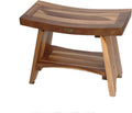 Serenity Teak 24 in Shower Bench - Stable Waterproof Seat