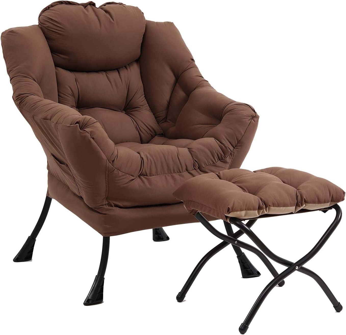 Lazy Chair with Ottoman for Ultimate Comfort and Relaxation