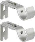 Heavy Duty Adjustable Curtain Rod Brackets for 1 in Rod - Sturdy