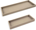 Coastal Sand Countertop and Vanity Tray Set - 2 PC Silicone Trays