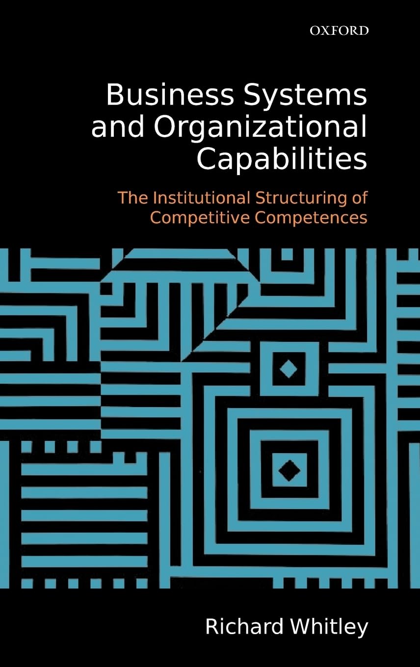 Business Systems and Organizational Capabilities for Success
