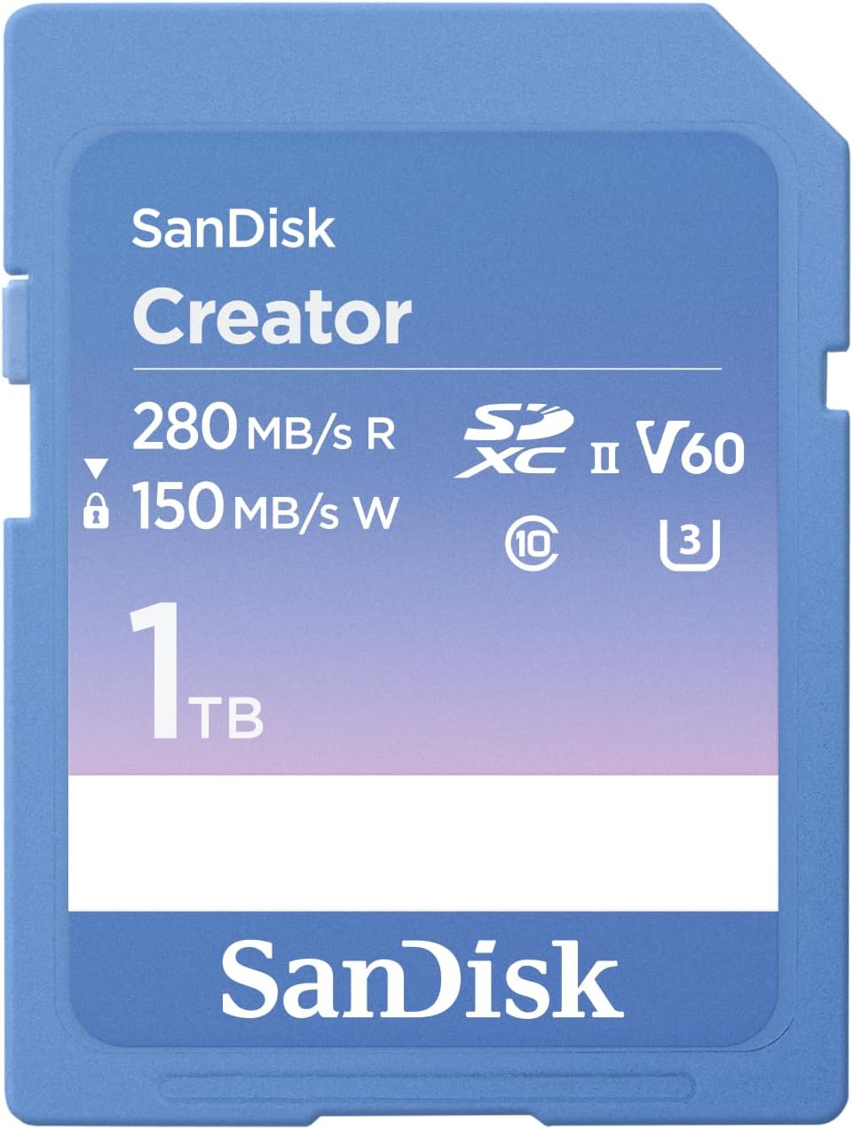 SanDisk 1TB Creator SD Card - Fast 4K Video Performance