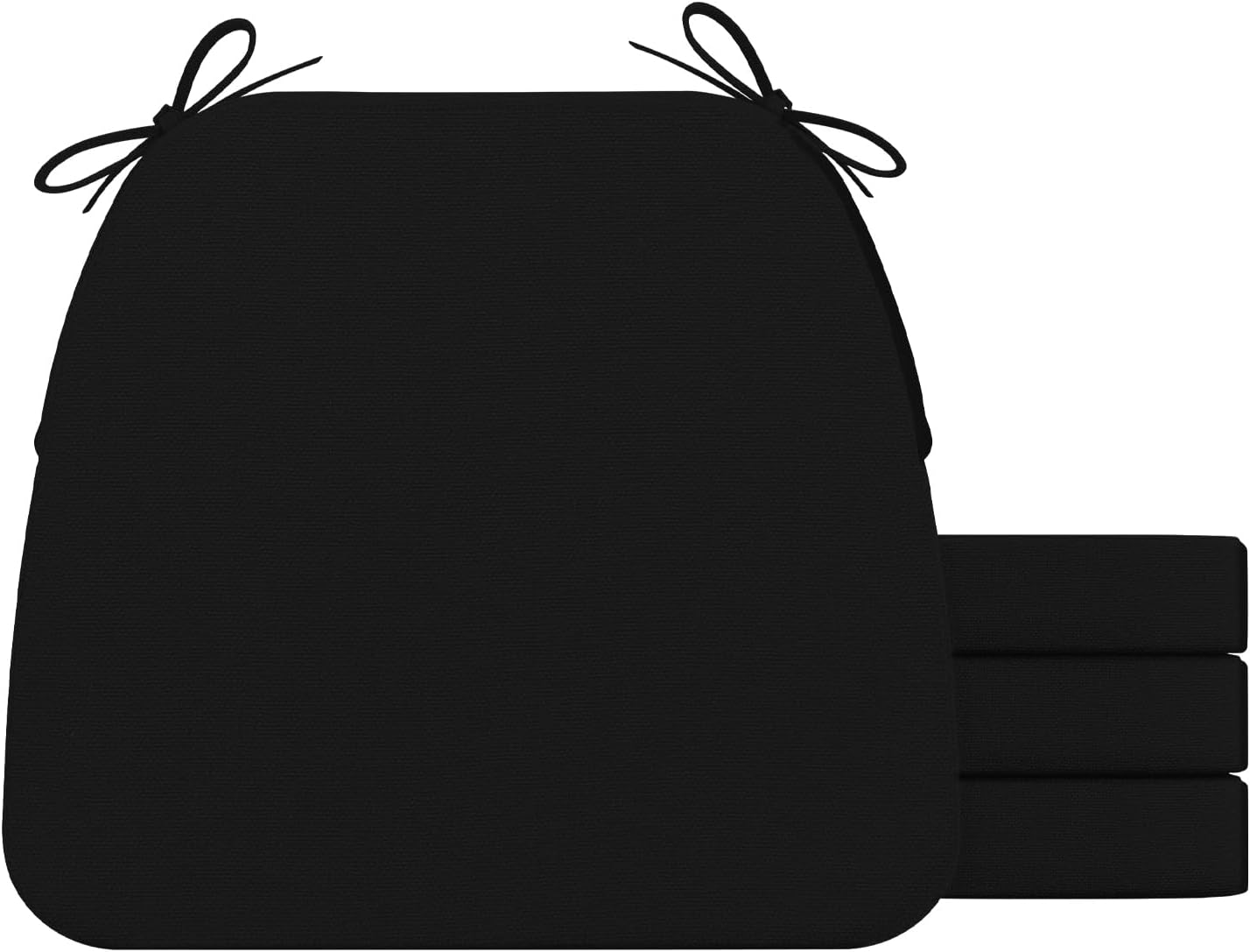 D-Shaped Chair Cushions for Comfort and Support, Set of 4
