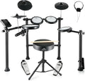 EASTROCK Electric Drum Set with Quiet Mesh Pads - Beginner Ready