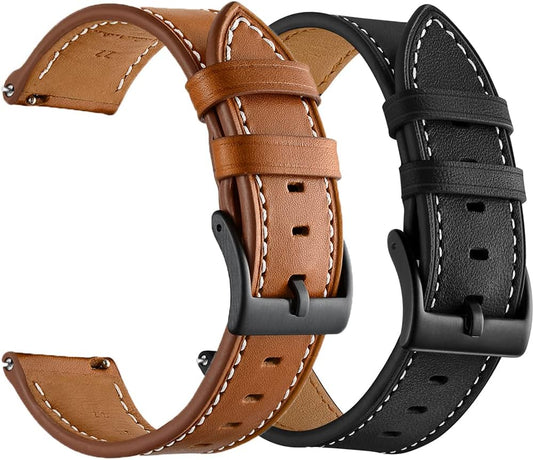 Genuine Leather Bands for Samsung Galaxy Watches - Stylish Straps by Olytop