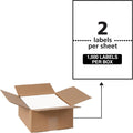 Avery Waterproof Labels Ultrahold Adhesive 5.5 x 8.5 in - Durable