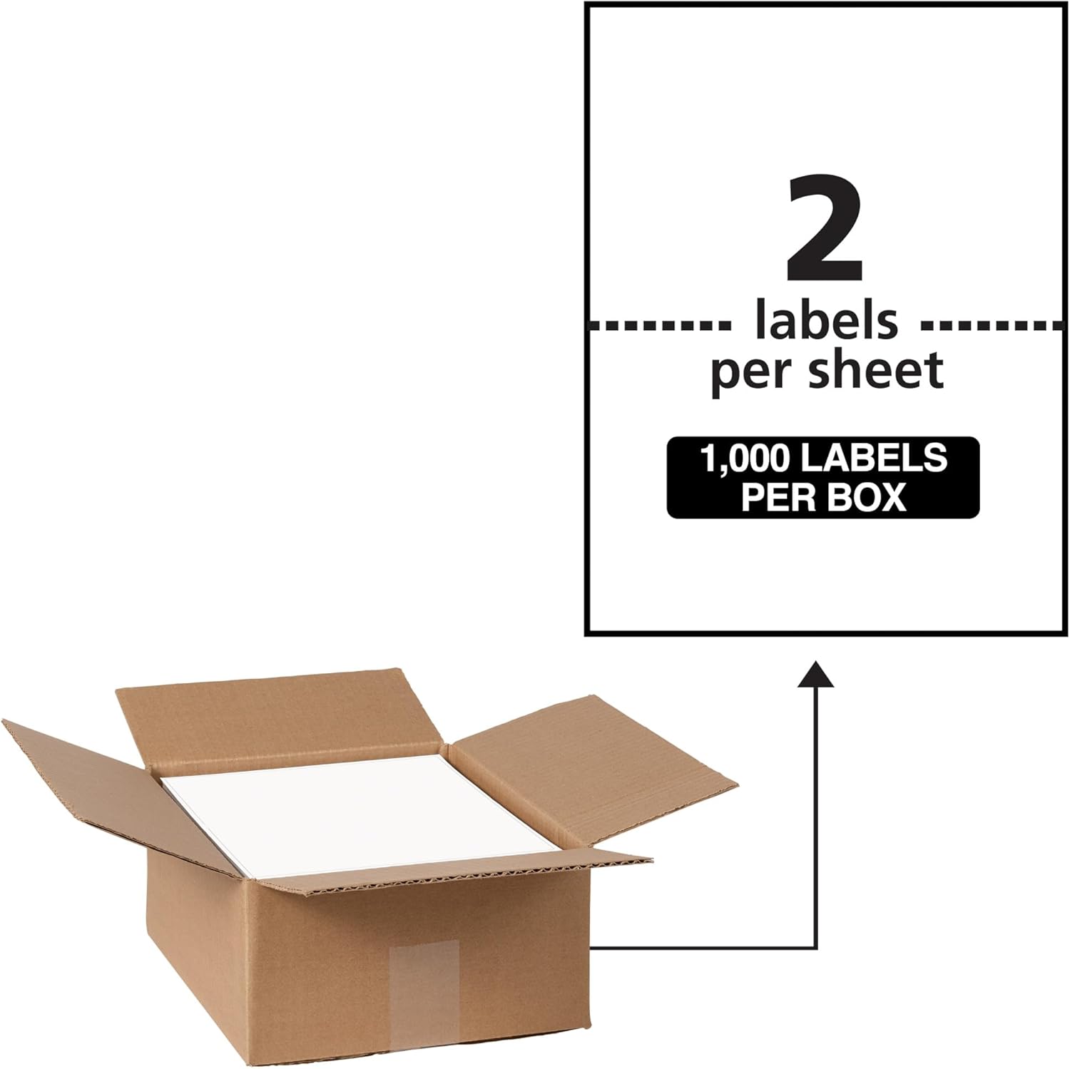 Avery Waterproof Labels with Ultrahold Adhesive for Laser Printers