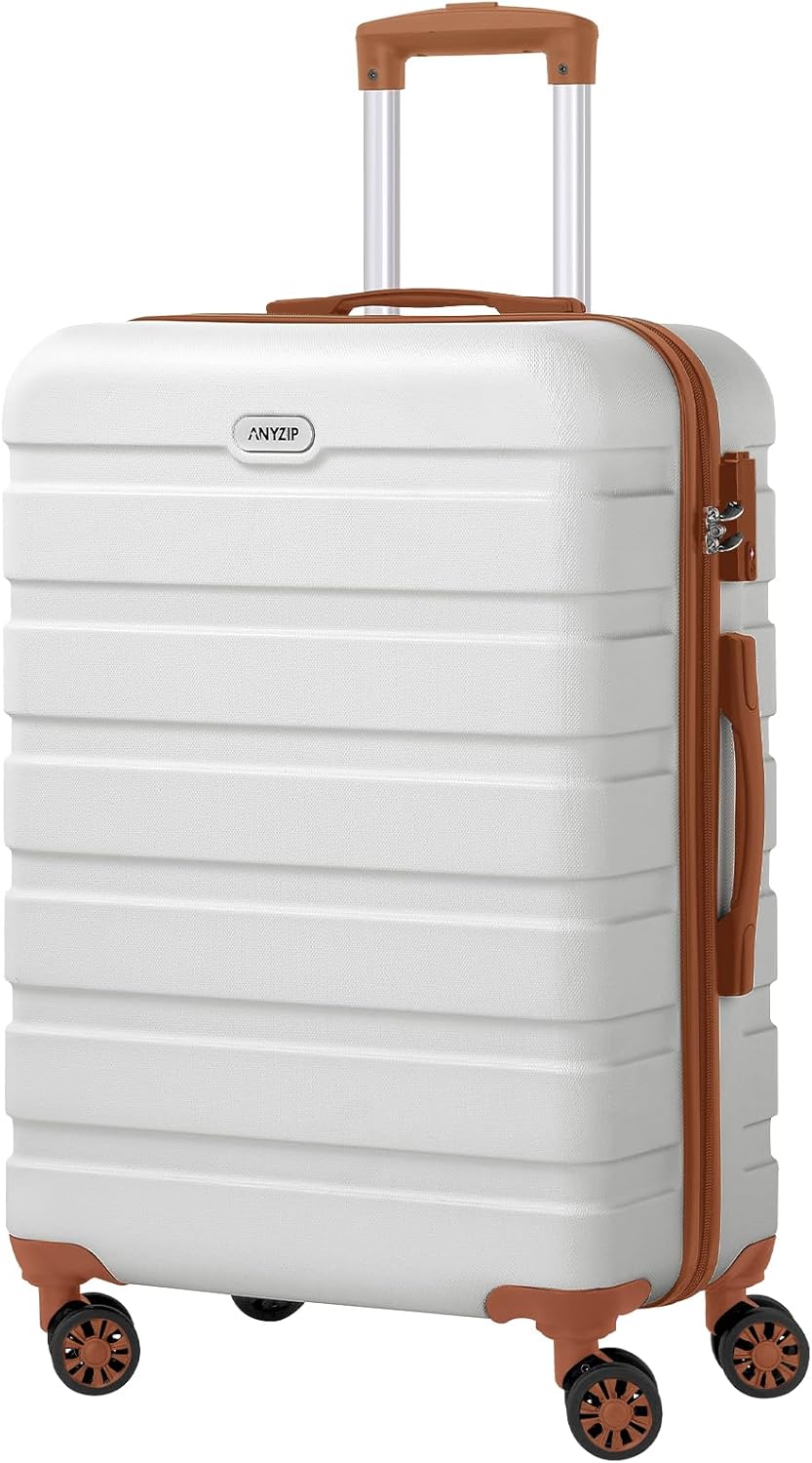 AnyZip Lightweight 24 Inch Hardside Suitcase with TSA Lock