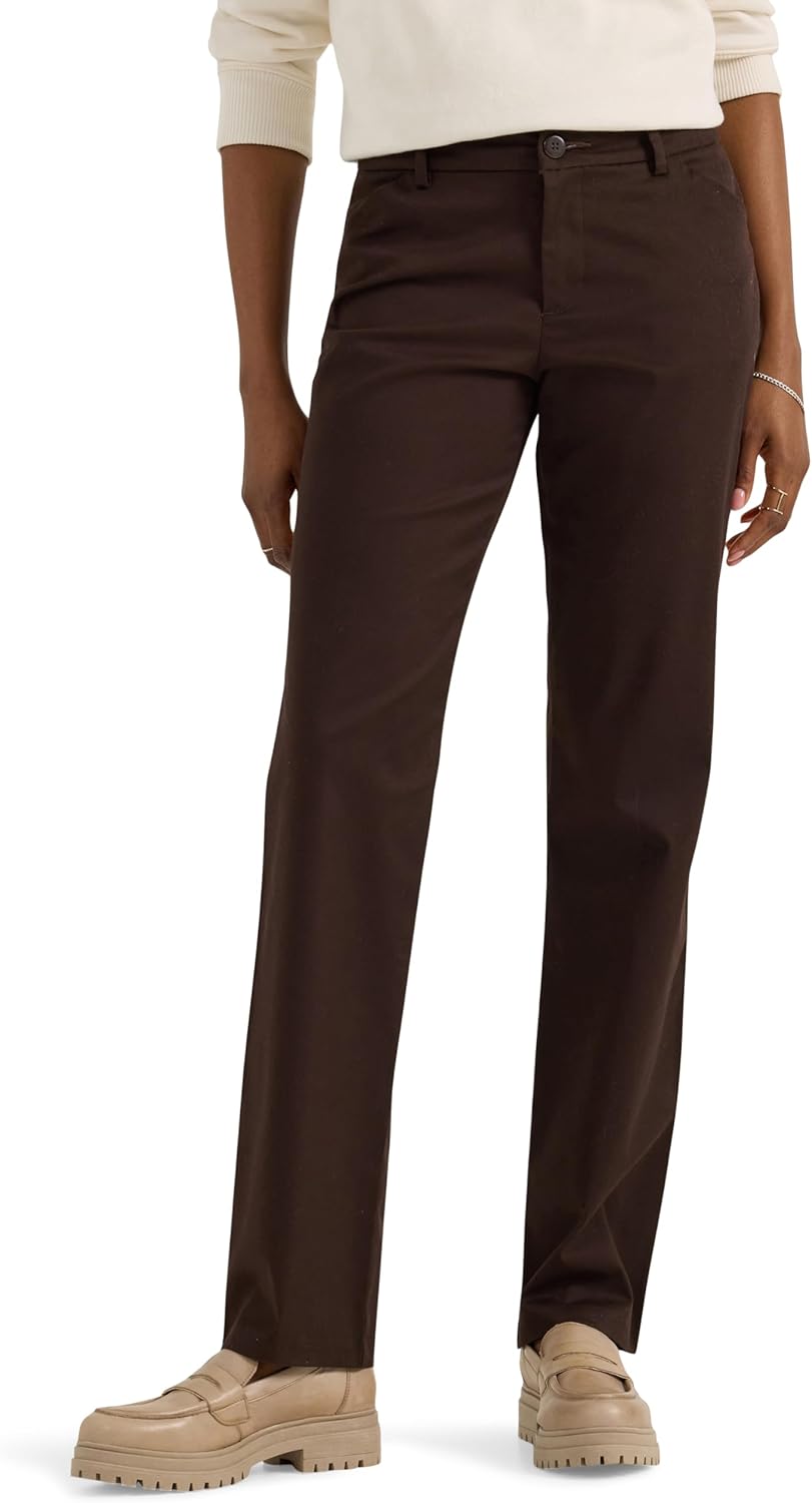 Lee Women's Wrinkle Free Relaxed Fit Straight Leg Pant Review