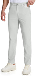 Willit Mens Golf Pants with 5 Pockets - Slim Stretch Casual Slacks