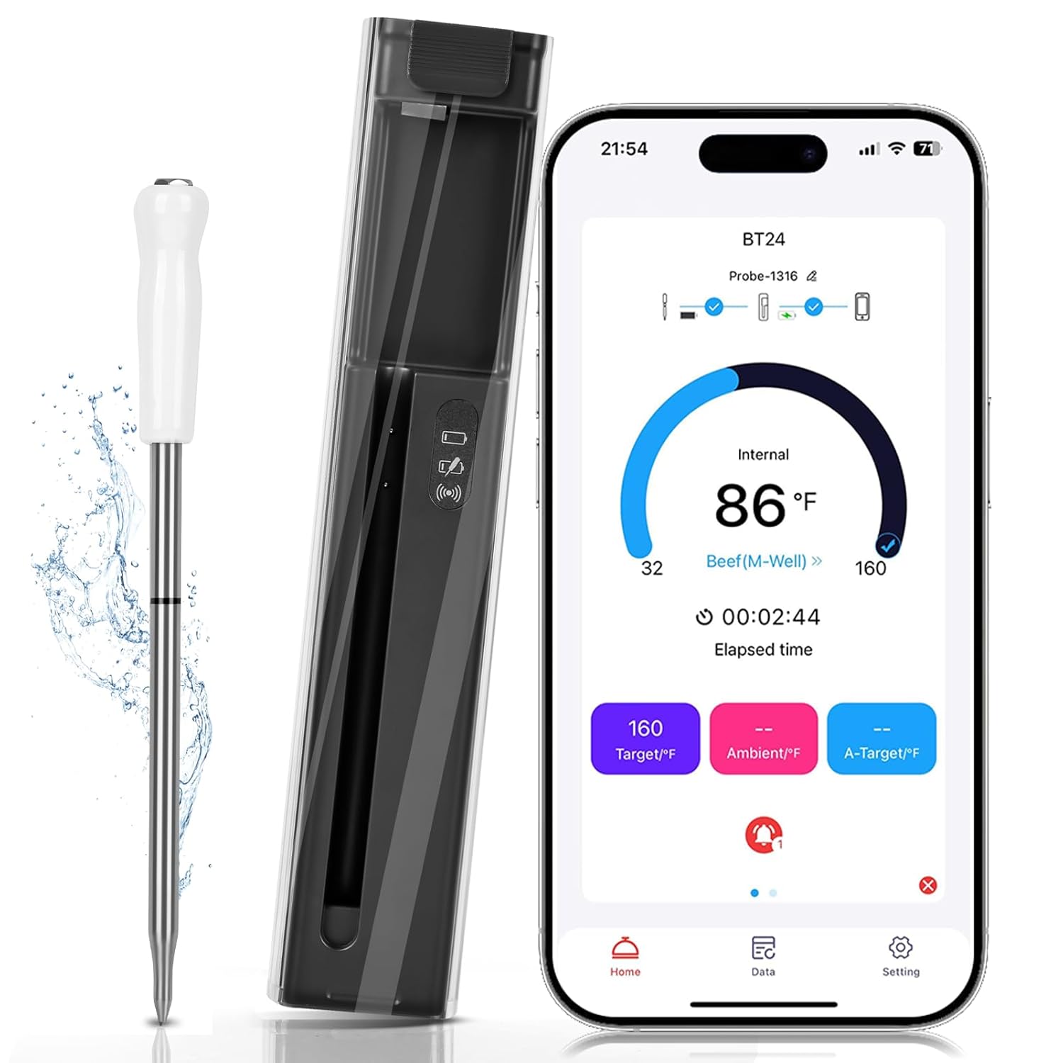 ChefLab Smart Meat Thermometer: BBQ Pro's Dream!