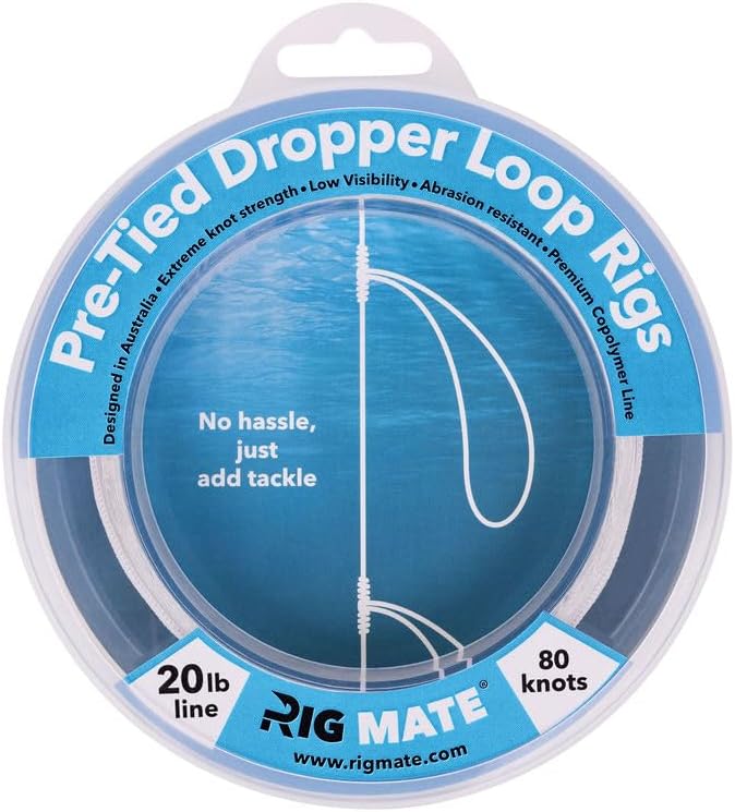Dropper Loop Rig Mate - 20lb Fishing Line - Saltwater/Freshwater - Snapper Game