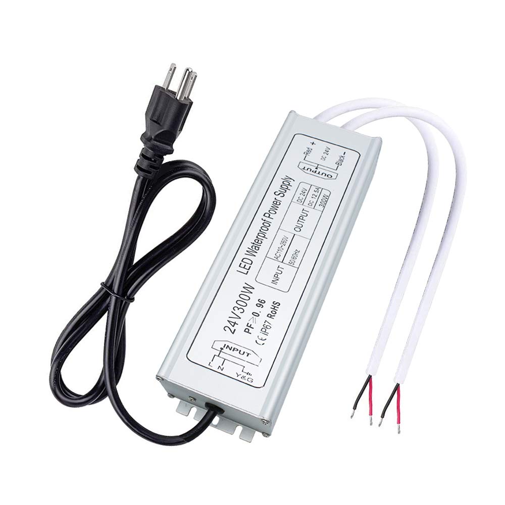 inShareplus 300W LED Driver for Outdoor Use, IP67 Waterproof